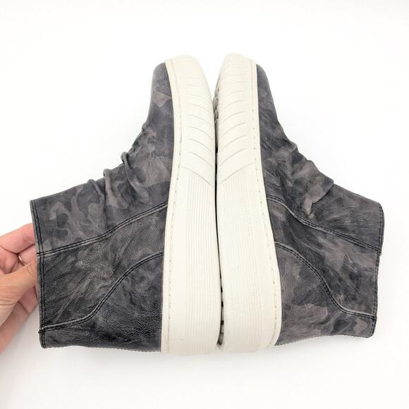 Sofft Portland Ankle Boots Leather Zip Up Women's Camo Gray Size US7.5M EU38 - Picture 7 of 12